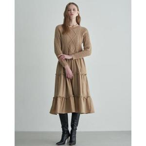 르니앤맥코이 세이브존05 라운드 니트 페미닌 캉캉원피스 ML02KO400