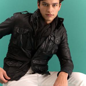 빠니깔레 버튼업 양가죽 재킷 F-GLJP56