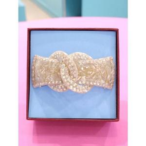 로뎀 세이브존05 프랑스 스와로브스키 리본 자동핀(아이보리)0 RRDC24020065