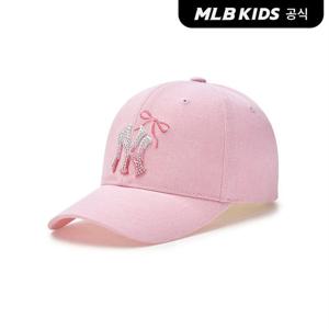 [MLB키즈 공식] 25N 스트릿 여아 피그먼트 스톤 볼캡 NY (L.Pink) 7FCP44V5N-50PKL