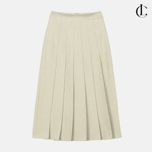 엘케이트 여성 롱스커트 플레어 플리츠 주름 a라인 스커트 하객룩 LRAP004
