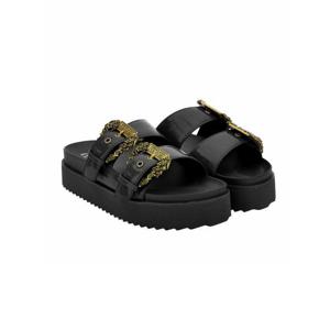 베르사체 뮬 슬리퍼 78VA3SM1 ZS539899 Black