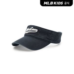 [MLB키즈 공식] 25SS 워싱 배색 바이저 NY (Charcoal) 7ASCVT153-50CCS