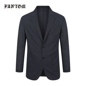 [팬텀] 남성 린넨 혼방 체크 자켓