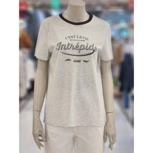 SOUP 세이브존07 라운드배색 반팔 티셔츠 SB3ST30