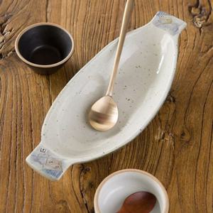 이천도자기 집으로 화이트 그라탕 접시 26cm 그릇 볼 그라탕접시 플레이팅접시 도기접시 도자기접시 그라탕