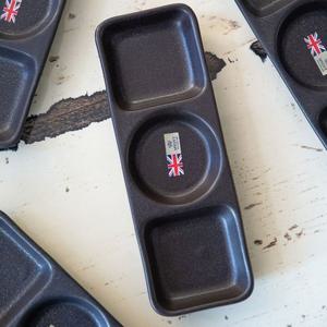 이천도자기 펄블랙 직사각 삼구찬기 24cm 그릇 식기 종지 소스볼 작은볼 소스그릇 초장그릇 간장종지 도자