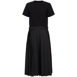 사카이 코튼 포플린 저지 드레스 81I-XYE011