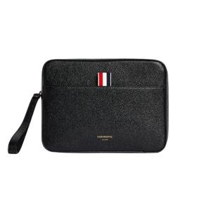 톰브라운 텍스쳐드 지퍼 파우치 블랙 MAC067A-00198-001