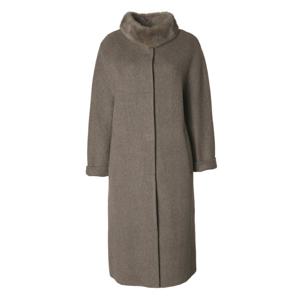 [엠씨]밍크탈부착 울 코트C34H153