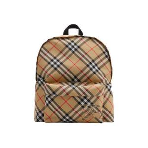 버버리 체크 백팩 샌드 8091312