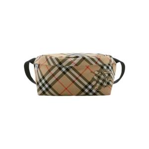 버버리 체크 벨트 백 샌드 8091780