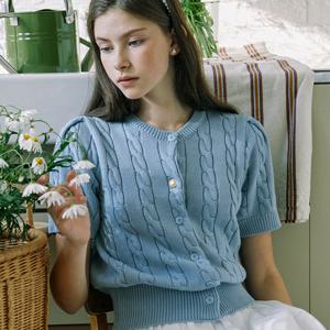 Bonnie Cable Cardigan_Light Blue [N23SMKN001]