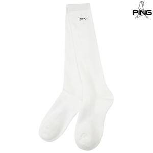 [핑골프][양말증정]여성 베이직 니삭스 121E7SC052_WH