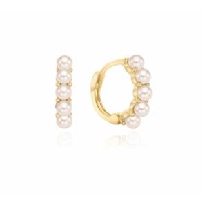 [로이드] 진주 세팅 원터치 14k 귀걸이 LOFN4102G