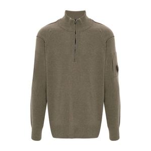 CP컴퍼니 램스울 하프 지퍼 니트 월넛 17CMKN144A 110149A 359