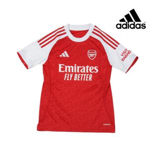 아디다스 키즈 아스날 25 26 홈 기능성 반팔 JI9533