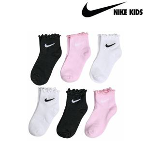 나이키키즈 웰트 앵클 삭스 6PK 세트 5-7세 A252SO432P