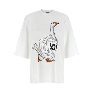 모스키노 반팔 티셔츠 J071555411001 White