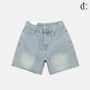 엘케이트 여성 청반바지 와이드핏 버뮤다 빈티지 숏팬츠 여름 청바지 LNNP019