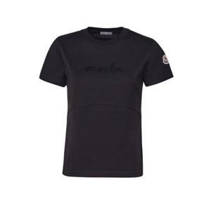 몽클레어 비디드 로고 티셔츠 J20938C00015 89AIJ999 Black