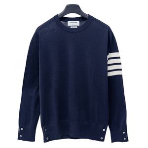 라프리마 톰브라운 4바 스트라이프 서스테이너블 메리노 울 니트 MKA002A Y1014 415