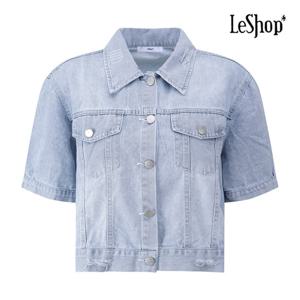 [르샵]빈티지 반팔 데님 자켓 (BP6JK003A)