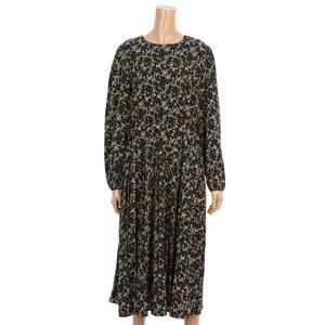 [르샵]라운드넥 잔꽃 주름 원피스 (BO2OP008A)