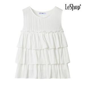 [르샵]에어리 프릴 블랑 나시 블라우스 (BP4BL048A)