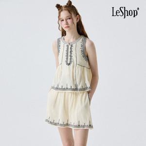 [르샵]보헤미안 자수 블라우스 앤 스커트 셋업 (BP4OP093A)