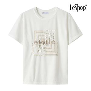 [르샵]에뚜왈 레터링 린넨 티셔츠 (BP6TS029A)