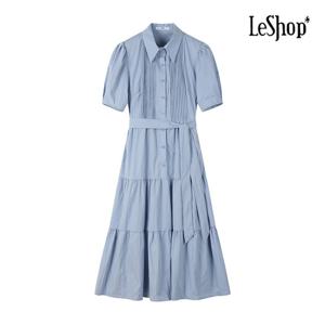 [르샵]앞 주름 캉캉 롱 원피스 (BP6OP033A)