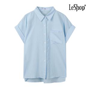 [르샵]소매 롤링 포켓 셔츠 (BP5BL038A)