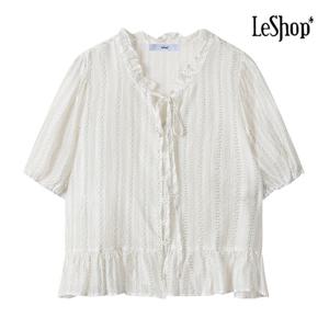 [르샵]허밍 플라워 프릴 블라우스 (BP6BL077A)