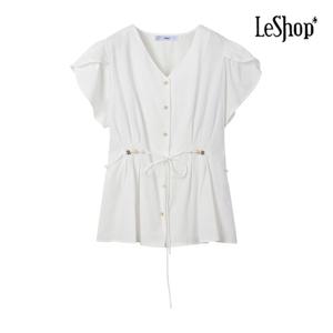 [르샵]날개 소매 V넥 블라우스 (BP6BL086A)