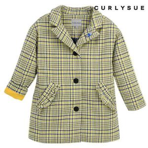 [컬리수]아동 모직 체크 코트 COS1GACO01