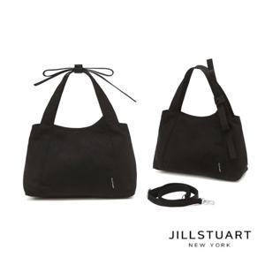 [질스튜어트] 블랙 나일론 리본 포인트 토트백 S JABA5F257BK