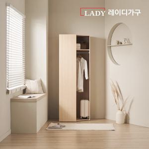 레이디가구 이안 드레스룸 80cm 1단 코너형 (좌형)