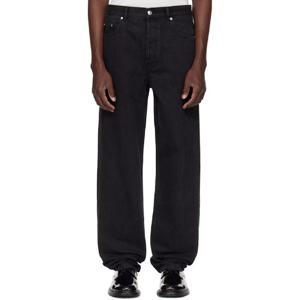 25 FW 아페쎄 남성 블랙 페어팩스 데님 진 252252M186013