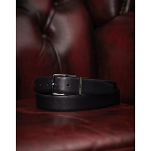 [닥스ACC] [선물포장/쇼핑백동봉] 블랙 스퀘어 버클 벨트 [양면] DBBE5F600