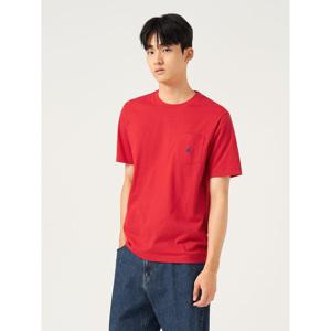 [25FW 신상] [빈폴멘] 포켓 로고 반소매 티셔츠  레드 (BC5742C666)