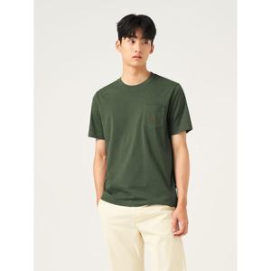 [25FW 신상] [빈폴멘] 포켓 로고 반소매 티셔츠  카키 (BC5742C66H)
