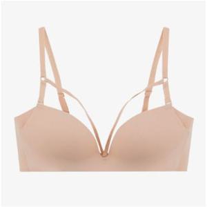 [섹시쿠키](노와이어)베이지/블랙  스트링포인트 무봉제 노와이어브라 2종택 1 SCWBB551