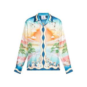 카사블랑카 긴팔 셔츠 UMPF25SH006 01 TENNIS CLUB