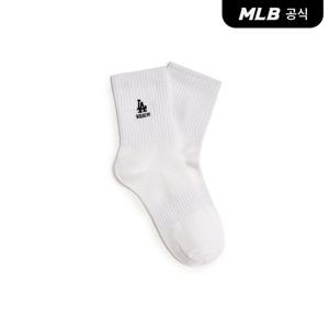 [MLB공식] 25N 스몰로고 레터링 자수 중목양말 LA (White) 3ASOMB45N-07WHS