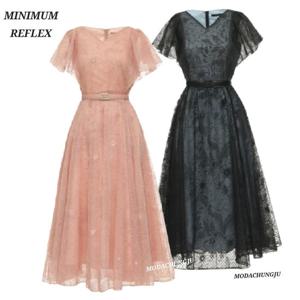 [미니멈]MD 플라워 레이스 플레어 원피스 MD MYBAWO4220_CJ