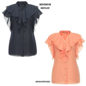 [미니멈]MD 러플 카라 블라우스 MD MYBAWB4280 M_CJ