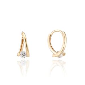 [GB] 원포인트 스톤 14K GOLD 원터치 귀걸이 LOFP1004G