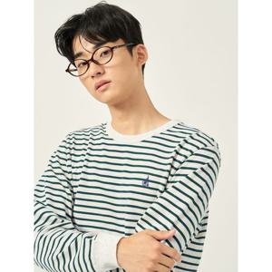 [빈폴멘] 피케 인디고라이크 스트라이프 티셔츠 - 아이보리 (BC5841C020)