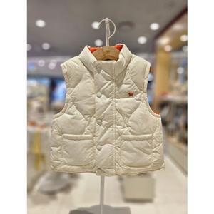 블루독베이비[hu]25.FW가을겨울 IV)하이넥퀼팅덕다운베스트 45A19-130-01 패딩조끼 오리털베스트 양면